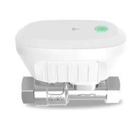 Juqoyue Tuya WiFi Vanne d'eau Compteur d'eau Débit d'eau Indicateur de température de l'eau Contrôleur Intelligent App Contrôle Prise UE