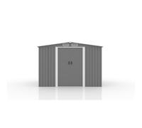 CONCEPT USINE Abri de Jardin Métal Jura Gris 6,66 m² Grand Volume