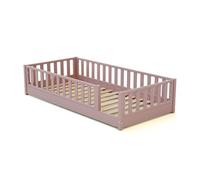 JURABABY - Lit au sol enfant en bois SONHO - 90x190