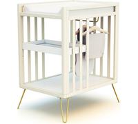 JURABABY - Table à langer 2 étagères en bois ONLY Jaune
