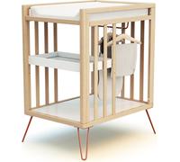 JURABABY - Table à langer 2 étagères en bois ONLY Terracotta