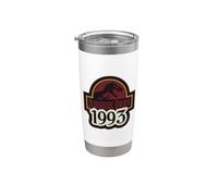 Jurassic Park 1993 Bold Logo Gobelet isotherme en acier inoxydable double paroi