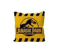 Jurassic Park - Caution Logo - Coussin '40x40x1cm