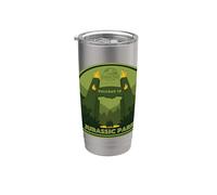 Jurassic Park Green Entrance Gobelet isotherme en acier inoxydable double paroi