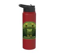 Jurassic Park Green Entrance Stainless Steel Insulated Water Bottle