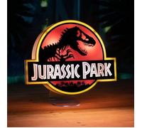 Jurassic Park Lampe Lumière de Bureau ou Murale Officielle pour Film Classique, Décor pour Amateurs de Dinosaures, Cadeau pour Fans du Film, USB ou Piles