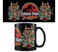 Jurassic Park Mug en céramique avec coffret cadeau Motif logo 30e anniversaire Noir 325 ml