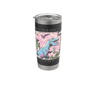 Jurassic Park retro Isla Nublar Tour Gobelet isotherme en acier inoxydable double paroi