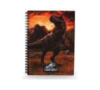 Jurassic World Cahier effet 3D Into The Wild - A5