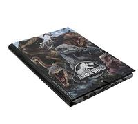 Jurassic World Classeur à rabat Jurassic World, classeur, classeur, fournitures scolaires, Papeterie, Mulicolor, Produit officiel CyP Brands