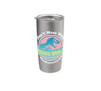 Jurassic World Don’t Mess with Mamasaurus Gobelet isotherme en acier inoxydable double paroi
