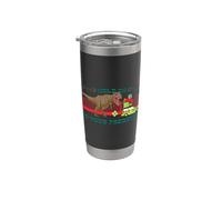 Jurassic World Hold on to Your Presents T-Rex Gobelet isotherme en acier inoxydable double paroi