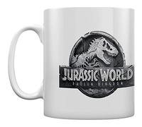 Jurassic World Tasse Fallen Kingdom Logo Blanc