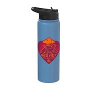 Jurassic World Velociraptor Red Hot Valentine Stainless Steel Insulated Water Bottle