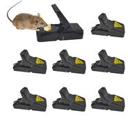 JurciCat Piege a Souris Set de 8 Piège à Souris tapetteà Souris Réutilisables Piège à Coup piege a Rat Professionnel Pièges à Souris pour la Maison et Le Jardin
