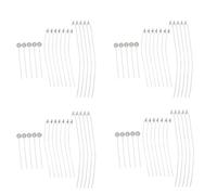 Jushenpoer Mèche de Bougie à Faible FuméE de 1200 Pièces SéRies avec Mèche de Pré-Cire de Cire, Kit de Fabrication Bougies pour Fabrication de Bougies et Bougie Cadeaux de NoëL DIY