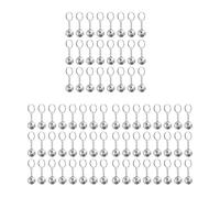 Jushenpoer Paquet de 72 Mini Porte-Clés Boule Disco Miroir Last Disco Bachelorette Rétro Années 60 et 70 pour Ensemble de Cadeaux de Fête
