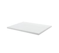 Juskys surmatelas 160 x 200 cm en Mousse à mémoire de Forme, 7 Zones orthopédiques et Respirantes, 7 cm d'épaisseur, H2 - H3, Housse Lavable surmatelas