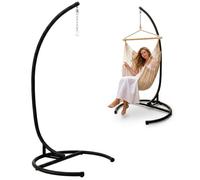 AMANKA Jusqu'à 150kg : Support pour Fauteuil Suspendu - Support Chaise Suspendue 210cm - Cadre Aesthetic pour Fauteuil de Jardin Siege Suspendu Fauteuil a Suspendre - Support Sac de Frappe sur Pied