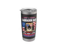 Just A Proud Pekingese Dad Merica Dog 4th Of July Gobelet isotherme en acier inoxydable double paroi