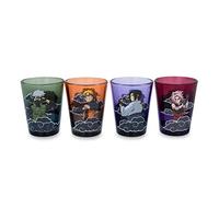 Just Funky Lot de 4 mini verres à liqueur décoratifs Naruto Shippuden de collection pour tequila - 59 ml