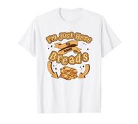 Just Here to Bake Breads Machine à Pain Pâte à Pain Baker T-Shirt Graphique avec Valeur