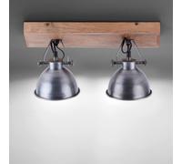 Just Light Samia Applique murale/Plafonnier E14, 2 sources lumineuses, 11982-77,