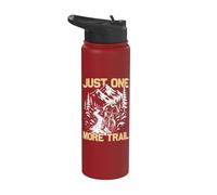 Just one more trail funny vtt bike mountain bike Stainless Steel Insulated Water Bottle