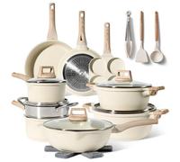 JUST PERFECTO Batterie de cuisine induction Set de casseroles avec couvercle - Casserole tout feux - Poêle anti-adhésive - Poêle sans PFOA et sans PTFE - Lot (21 pièces)