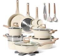 Just Perfecto JL-721 : Batterie de cuisine en granit 21 pièces - Beige