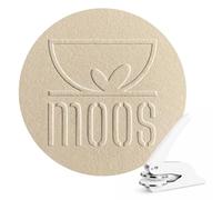 JUST REFINE® Ex Libris Tampon à gaufrer personnalisé - Pince à gaufrer pour livre - Idéal comme cadeau ou pour des occasions spéciales - Différents motifs (Blanc, Avec votre propre logo)