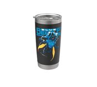 Justice League Blue Beetle Gobelet isotherme en acier inoxydable double paroi
