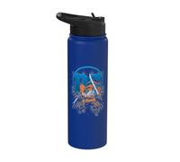 Justice League DC Comic Deathstroke Logo Stainless Steel Insulated Water Bottle