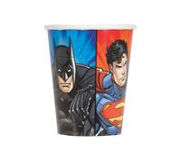 Justice League gobelets de fête licence 8 pcs coloré 250ml