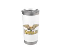 Justice League Hawkman and Logo Gobelet isotherme en acier inoxydable double paroi
