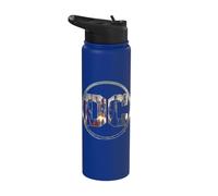 Justice League Movie DC Comics Logo Stainless Steel Insulated Water Bottle
