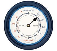 JUSTIME Horloge marée de l'Atlantique de 21,6 cm, graphismes numériques colorés, boîtier en Plastique de qualité résistant à l'eau, décoration Murale d'intérieur (TT019-bleu Standard)