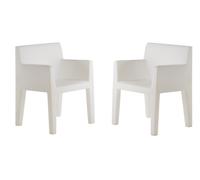 JUT - Ensemble de 2 fauteuils de table Vondom