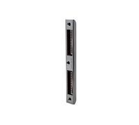 JUVA Gâche d'entrée en acier inoxydable pour portes de chambre et portes en bois | Acier inoxydable argenté mat | Rénovation de cadres en bois et portes d'entrée | 1 pièce - Butée de porte pour portes