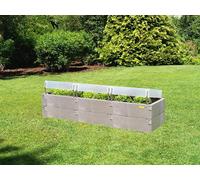 Juwel Hochbeet Timber XXL, 16 Bausteine, 3 Thermohauben, Holzoptik, 190x52x60 cm
