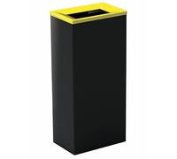 JVD - Couvercle jaune pour collecteur métal de tri 60L - Poubelle de tri sélectif pour espaces communs - Station de recyclage professionnelle