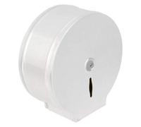Distributeur papier toilette rouleau jumbo JVD métal blanc