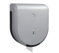 JVD Distributeur de Papier Hygiénique Cleanline Jumbo 200 Gris métal - Gris - Dimensions 27.5H x 24.5L x 12P