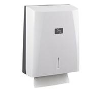 JVD Distributeur Essuie-Mains Feuilles à Feuilles Yaliss Blanc - Blanc - Dimensions 35H x 28L x 13.3P