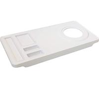 JVD Plateau de courtoisie - Plateau Maestro Blanc percé - 2.7Hx39.7Lx20P cm - pour Chambres d'hôtel