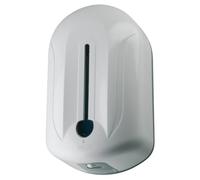 JVD Saphir Distributeur Savon Automatique Mural Blanc, 1100ml, Débit 1ml - Blanc - Compatible Savon Gel - Automatique Via Infrarouge - Anti-vandalisme