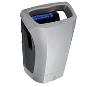 JVD Sèche-Mains Stell'Air gris métallisé - Séchage en 10-15s - Haute performance 800 W - Sans contact, Automatique avec capteur capacitif - Montage mural
