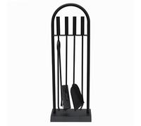JVL Lambeth Contemporain Serviteur Arch Ensemble d'outils, Acier, Noir, 23 x 14 x 66 cm