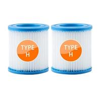 JWEINENL Filtre De Piscine Type H, Compatible avec Intex, Cartouches Filtrantes for Pompe De Piscine 29007 28601 28602,330 GPH(2pcs)