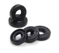 JWOO 5 Pièces Joint D'huile TC Double Lèvre Avec Ressort 12mm Nitrile NBR Pour Arbre, Automobiles, Machines, Pompes, Vannes (12x22x5mm)